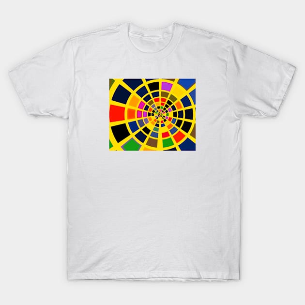 Philadelphia Pride Round Grid-Patterned Tunnel T-Shirt by VernenInk